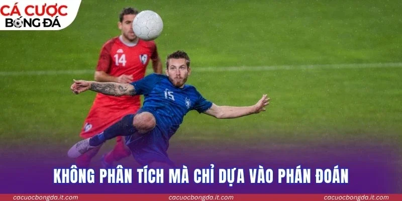 Không phân tích mà chỉ dựa vào phán đoán