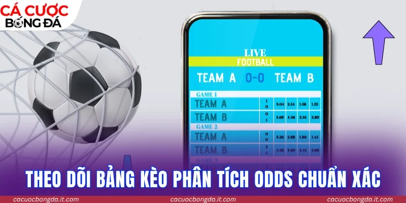 Theo dõi bảng kèo phân tích odds chuẩn xác